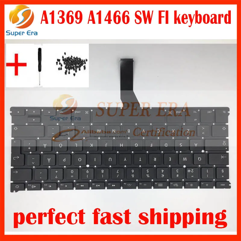 10 шт./лот 2011 2015year клавиатура без подсветки с подсветкой для macbook air 13 ''A1369 A1466 SD SW