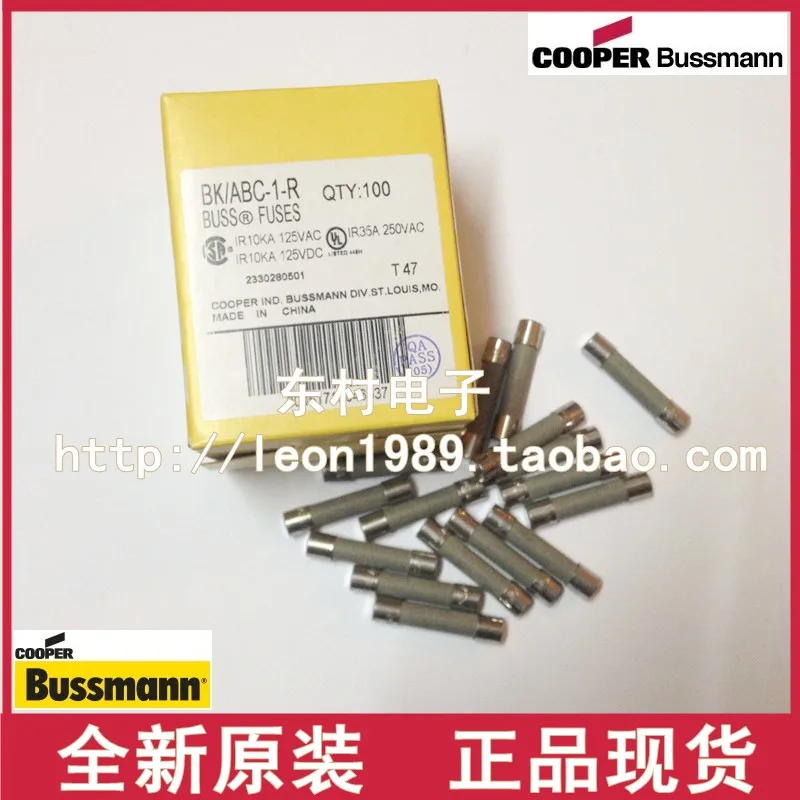 [SA] Соединенные Штаты BUSSMANN fuse ABC-5R 5A ABC-6R ABC-7-R ABC-8-R 250V -- 50 шт./лот | Строительство и