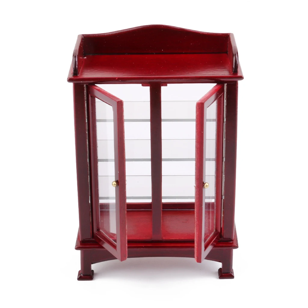 1:12 миниатюрный деревянный кукольный домик модель кухонного шкафа набор мебели 4