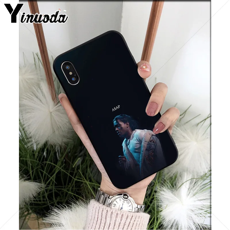 Yinuoda ASAP Rocky Rapper высококачественный чехол для телефона для iPhone 5 5Sx 6 7 7plus 8 8Plus X XS MAX XR