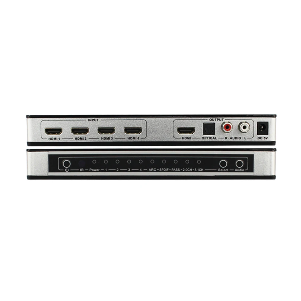 KVM коммутатор HDMI 4 в 1 выход Hdmi аудио сплиттер HDMI2.0 HDCP2.2 версия 4K 60HZ видео