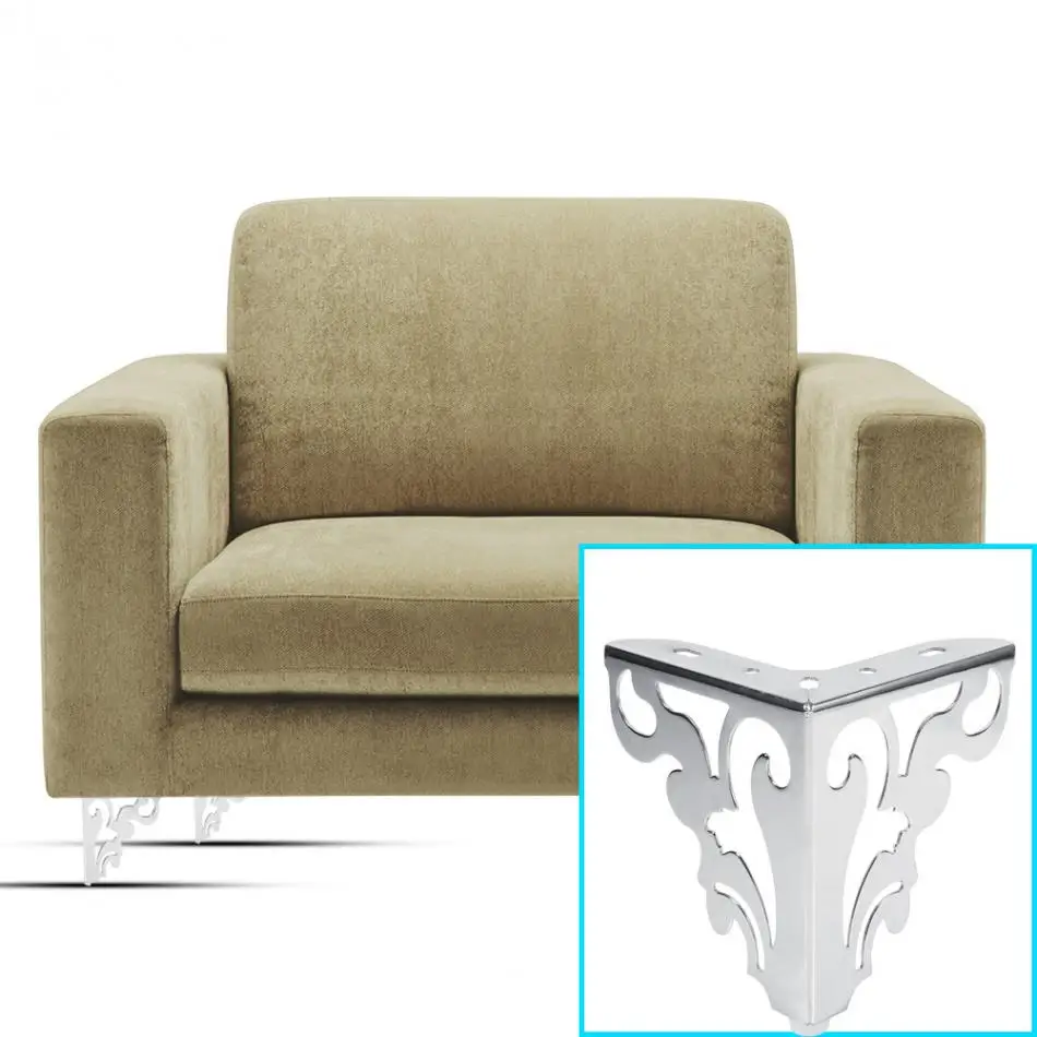 Металлическая защита углов для мебели 1 шт. современный полый стол ножка кровати