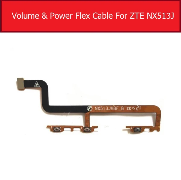 Подлинный гибкий кабель питания и громкости для ZTE Nubia My Prague NX513J кнопка спуска