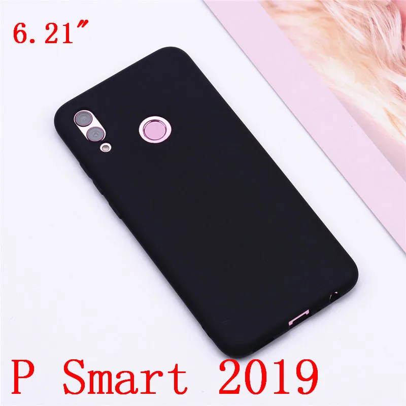 Чехол для телефона Huawei P Smart 2018 мягкий силиконовый чехол из ТПУ на заднюю панель 2019