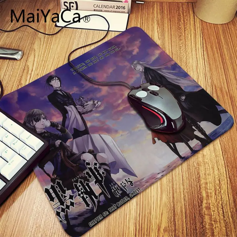 Прочный Коврик для мыши MaiYaCa с японским аниме Черный Дворецкий Kuroshitsuji коврик