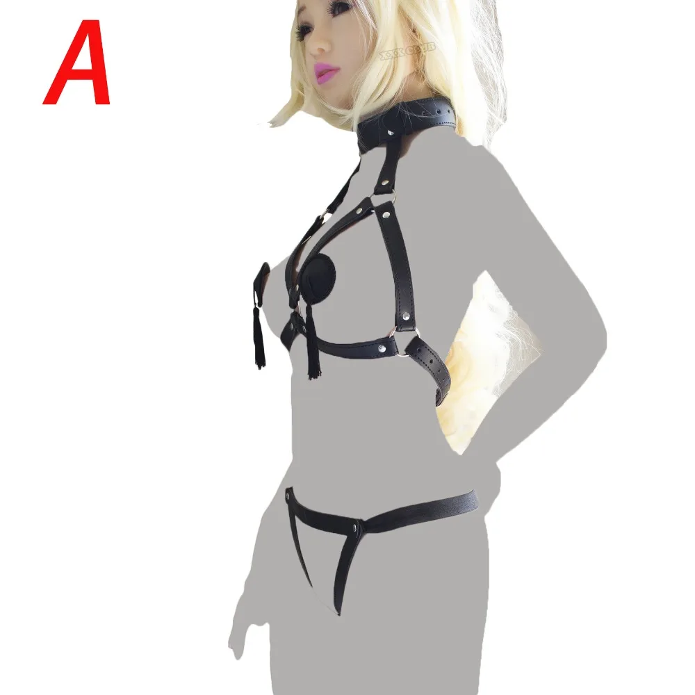 Женский Регулируемый бюстгальтер с воротником и открытыми костюмами секс игры