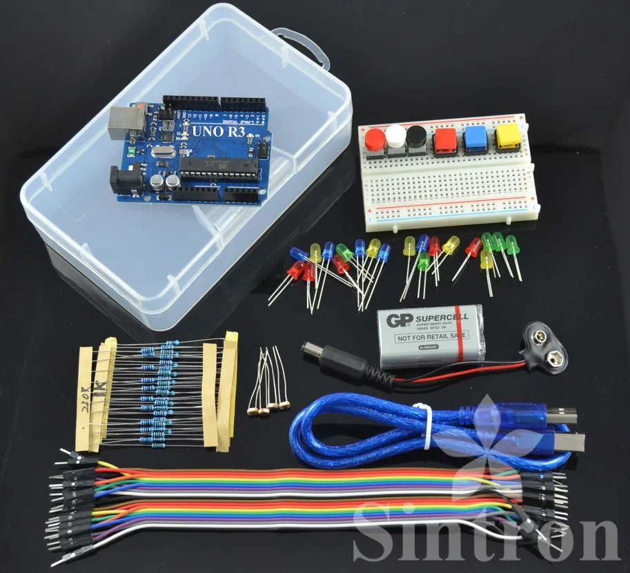 [Sintron] переключатель света кнопка запуска двигателя Комплект UNO R3 PDF файлы для Arduino