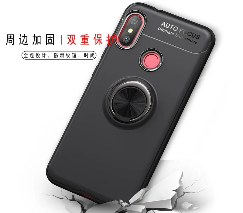 Чехол для xiaomi a2 чехол mi с магнитом Автомобильный дизайн броня противоударный