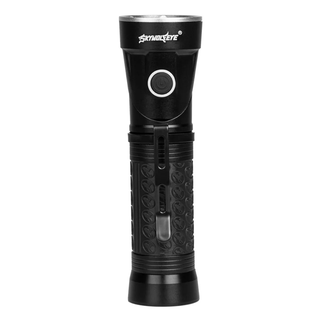 Практичный вращающийся фонарь на 360 ° T6 + COB Светодиодный USB зарядка хвост с