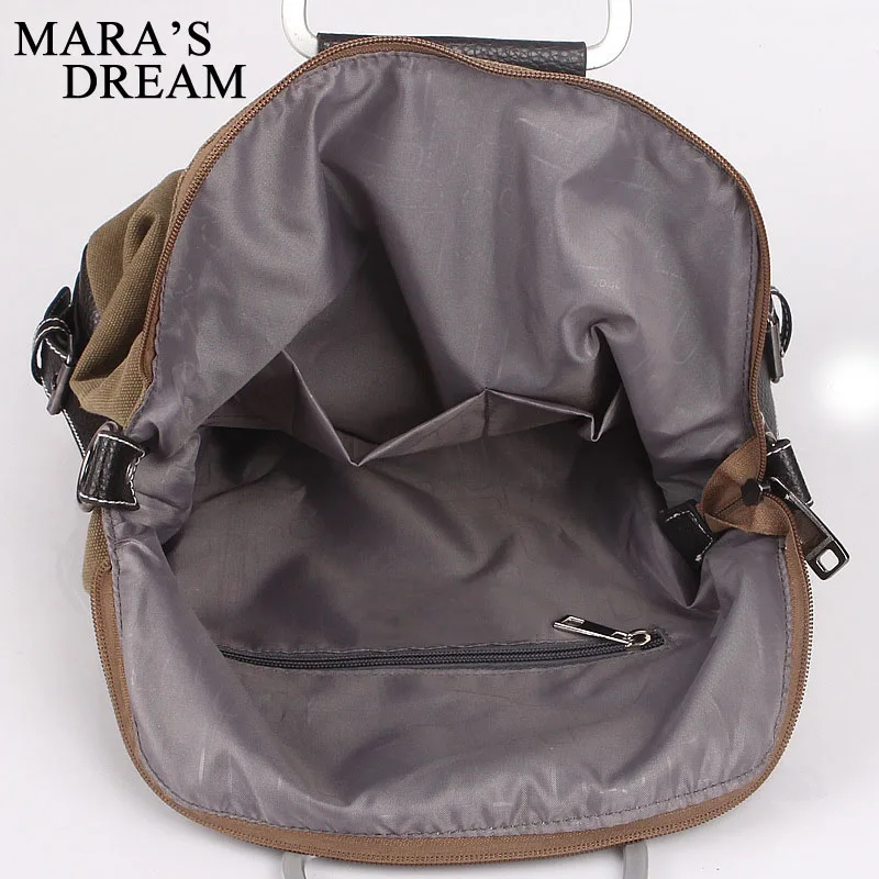 

Mara's Dream travel bag new high quality canvas zipper Women travel backpacks casual Multifunction Men and Women travel bag