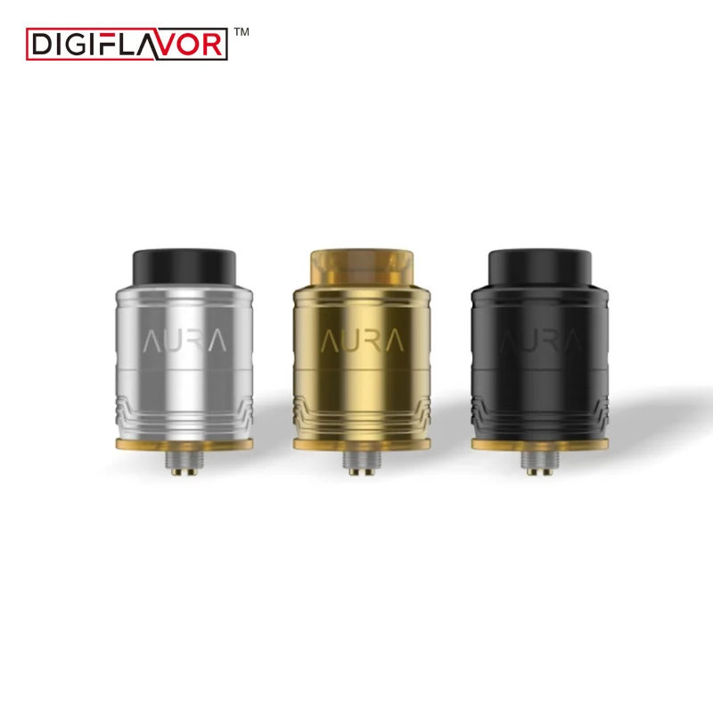 Оригинальный атомайзер Digiflavor Aura RDA 1 5 мл емкость испаритель 24 мм Диаметр BF разъем