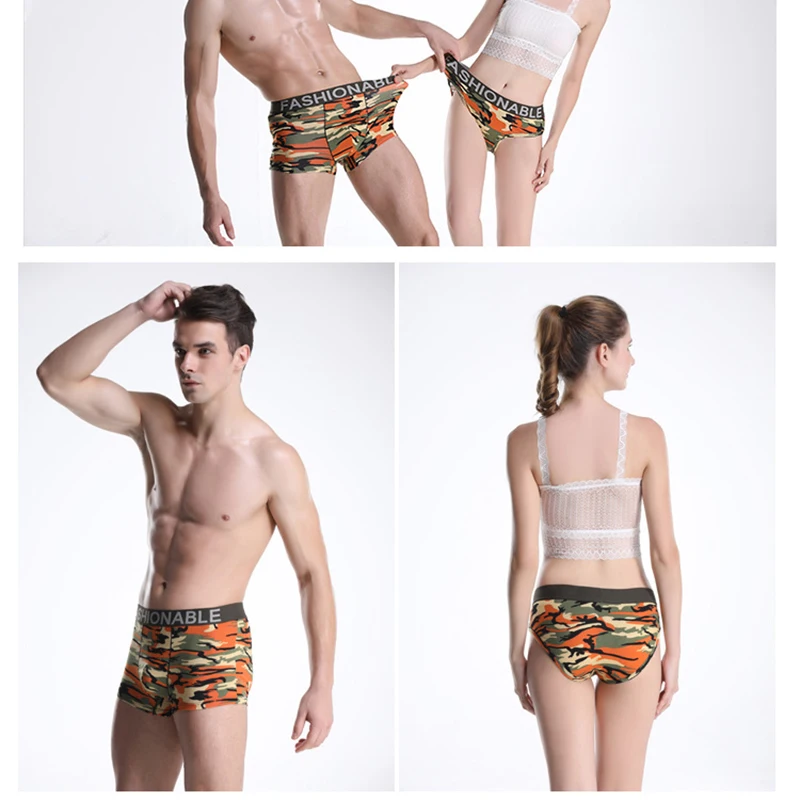Нижнее белье для пар эластичные хлопковые трусы соблазнительные женские шорты