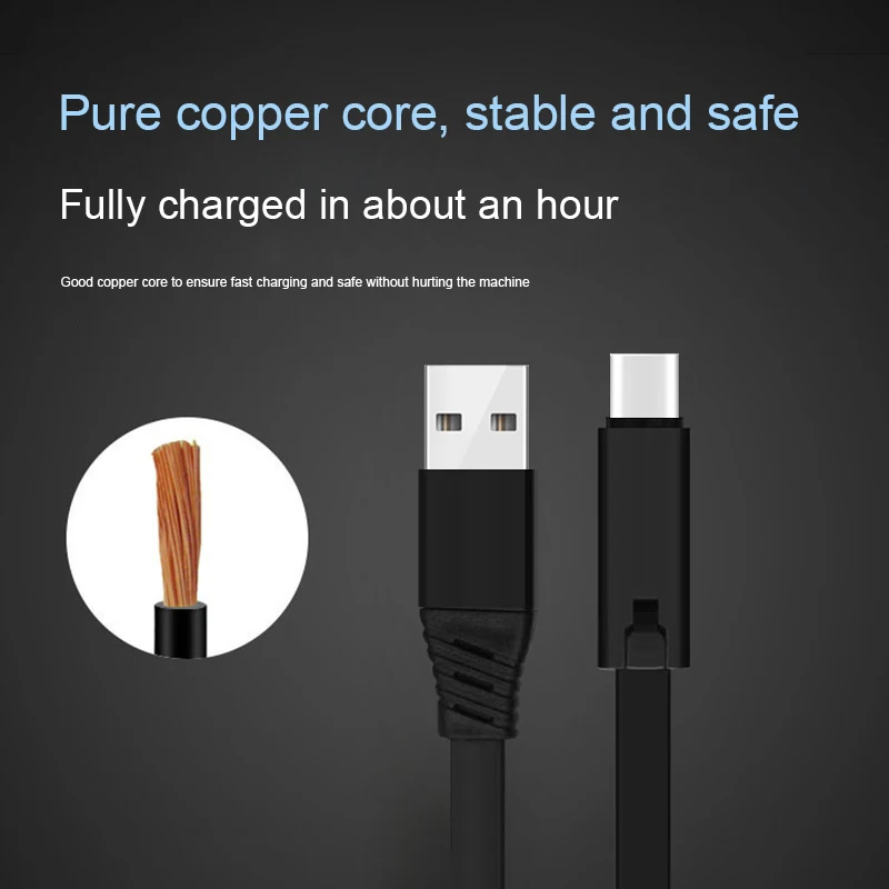 Рециркуляция регенерации 1,5 м USB зарядка TypeC кабель для samsung S10 S9 Plus Xiaomi Redmi Note 7 mi9 LG происхождения длинный провод шнур