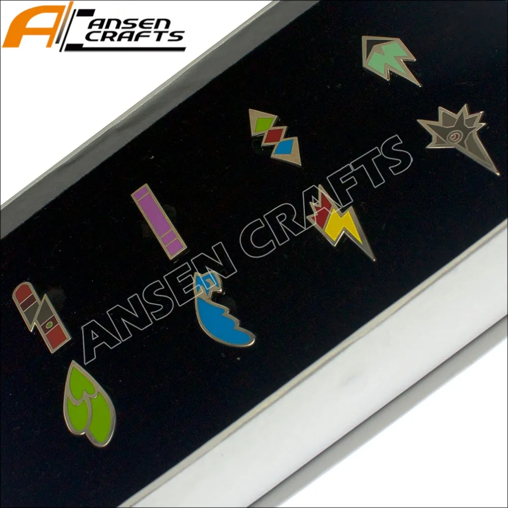 Pokemon Gym Unova Gen5 Complete 8 Items Pin Badge | Дом и сад