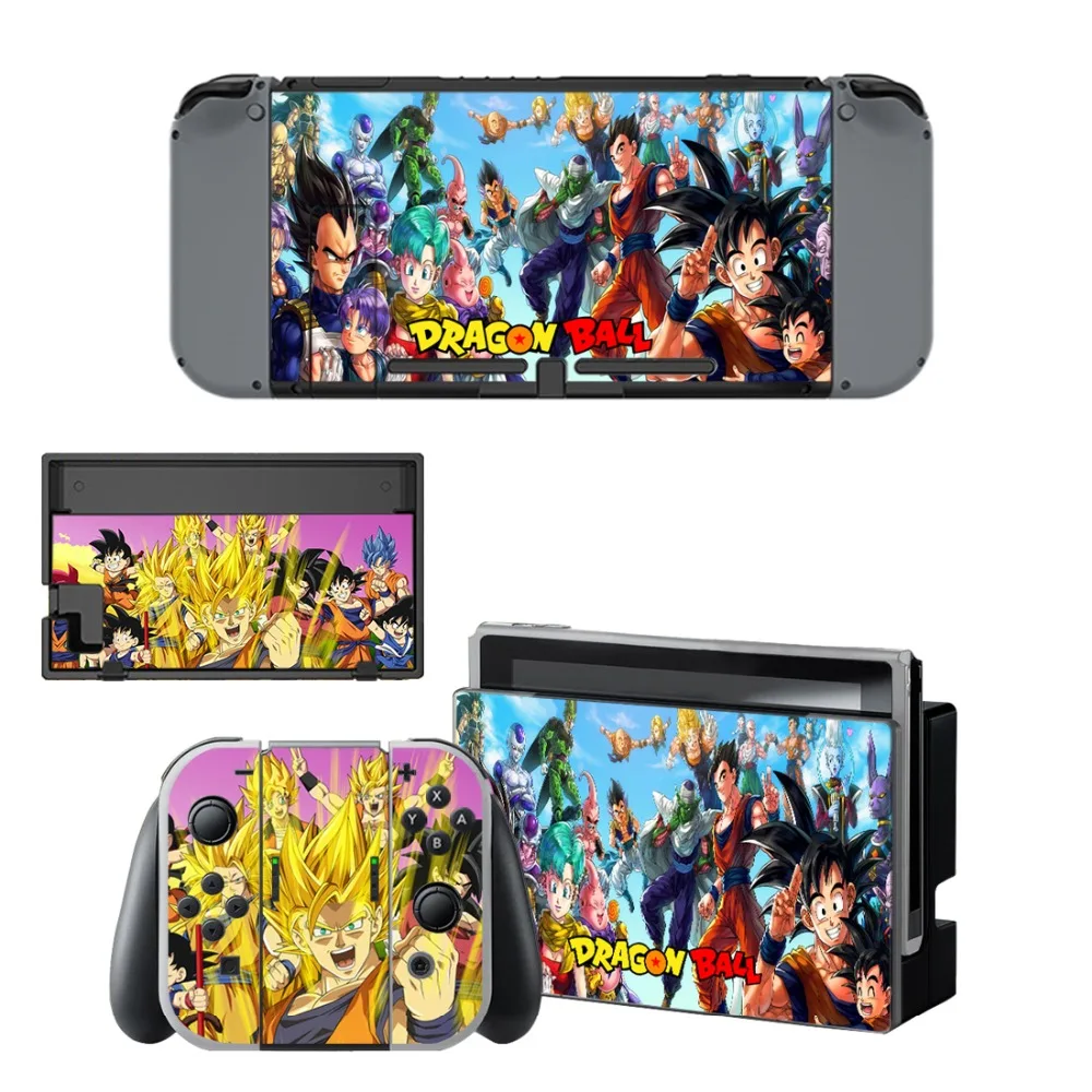 Dragon Ball Супер Z Гоку кожи Стикеры винил для NintendoSwitch стикеры кожи для Nintend переключатель NS консоли и Joy-Con контроллер