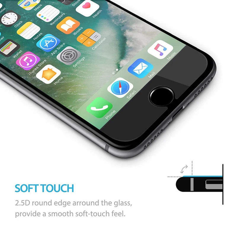 Защитное стекло для iPhone 6 закаленное 6s 6plus Защитная пленка 5 4 аксессуары |