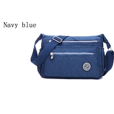 Navy Blue Vrouwen, сумки-мессенджеры, Мини, дамские, нейлоновые, ручная работа, Schoudertas Voor Vrouwen, сумка-тоут, женские сумки через плечо, Tassen - Цвет: Navy Blue