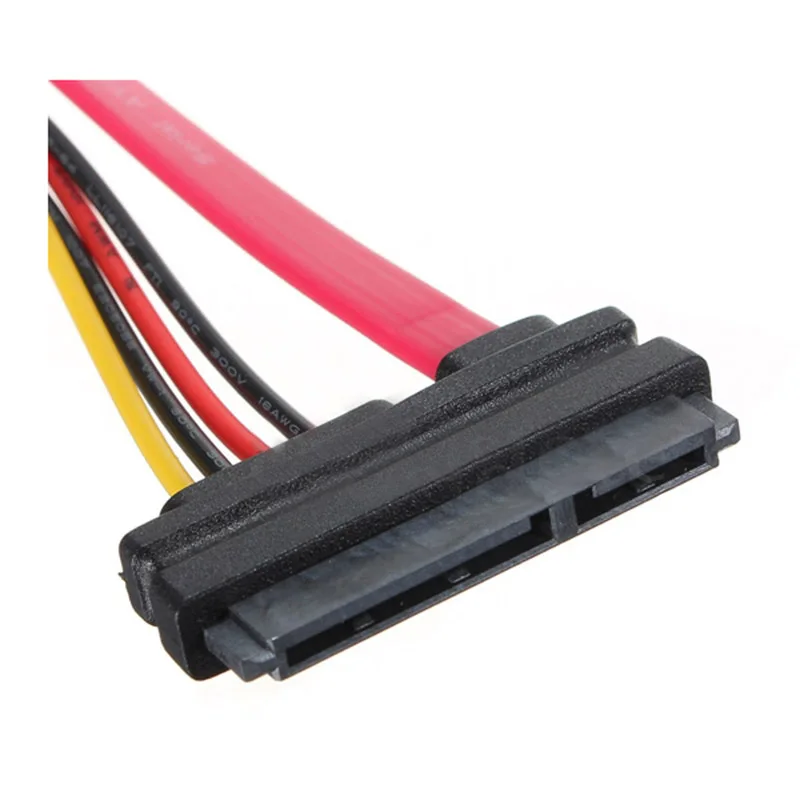 SCLS 30 см кабель для передачи данных SATA M/F 22P 7 + 15 pin|extension cable|cable malemale cable |