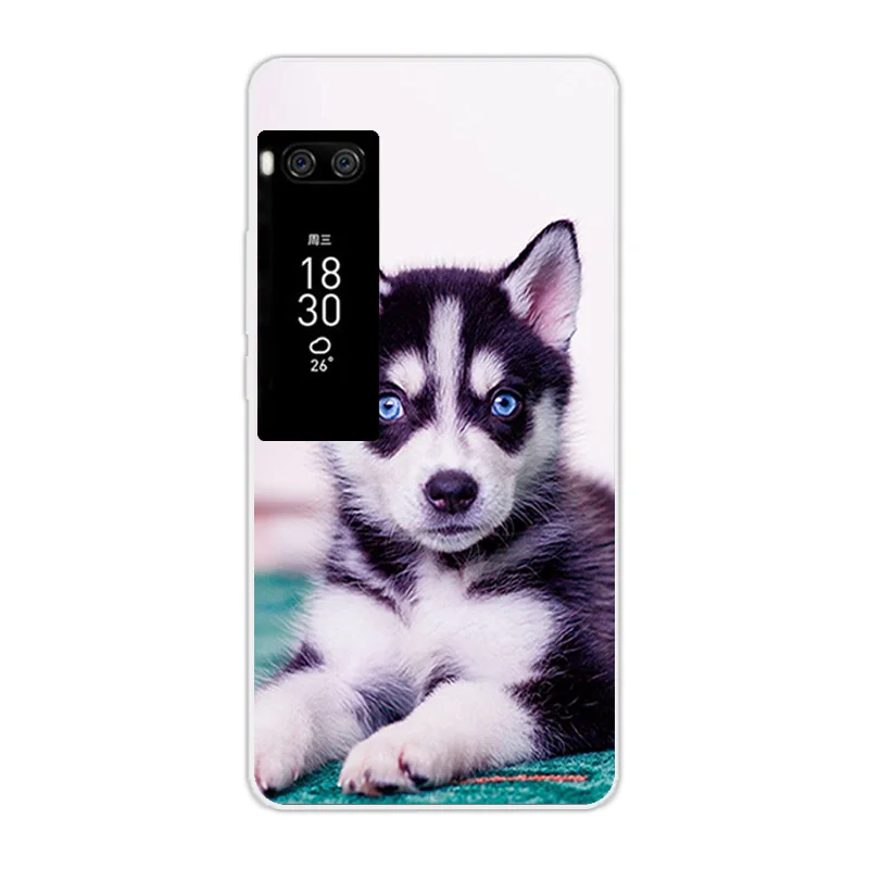 Роскошный чехол из ТПУ для Meizu Pro 7 Plus задняя крышка 5 дюйма прозрачный телефона с
