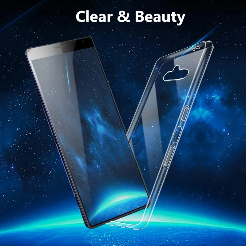 Чехол MUCHI для Sony Xperia 10 Plus простой мягкий TPU прозрачный чехол телефона 1 |