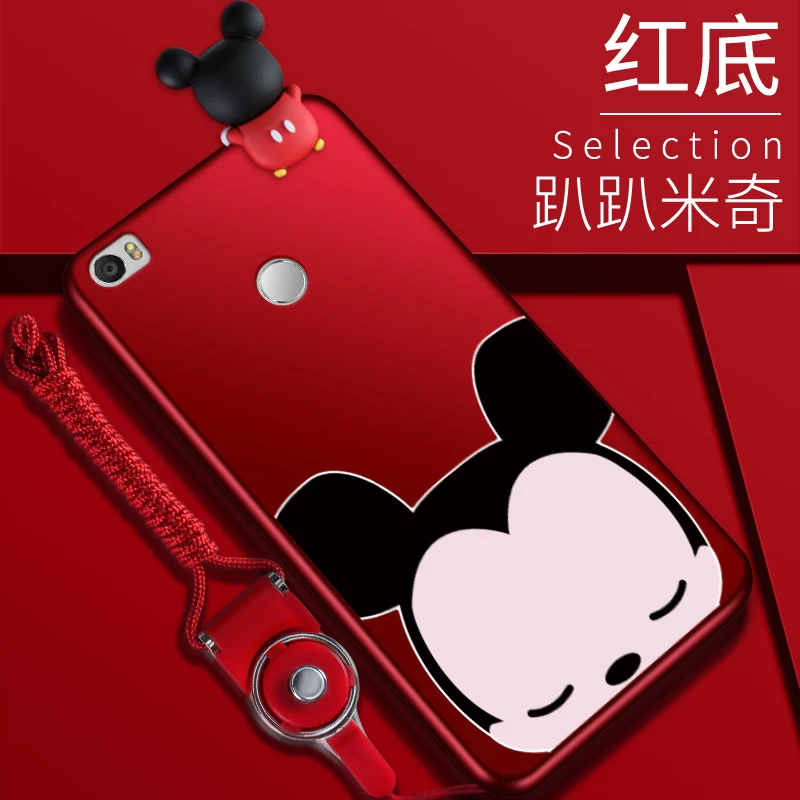 Чехол для Xiaomi mi Max Hengneker полная защита мультяшный 3d Милый Минни мягкий силиконовый