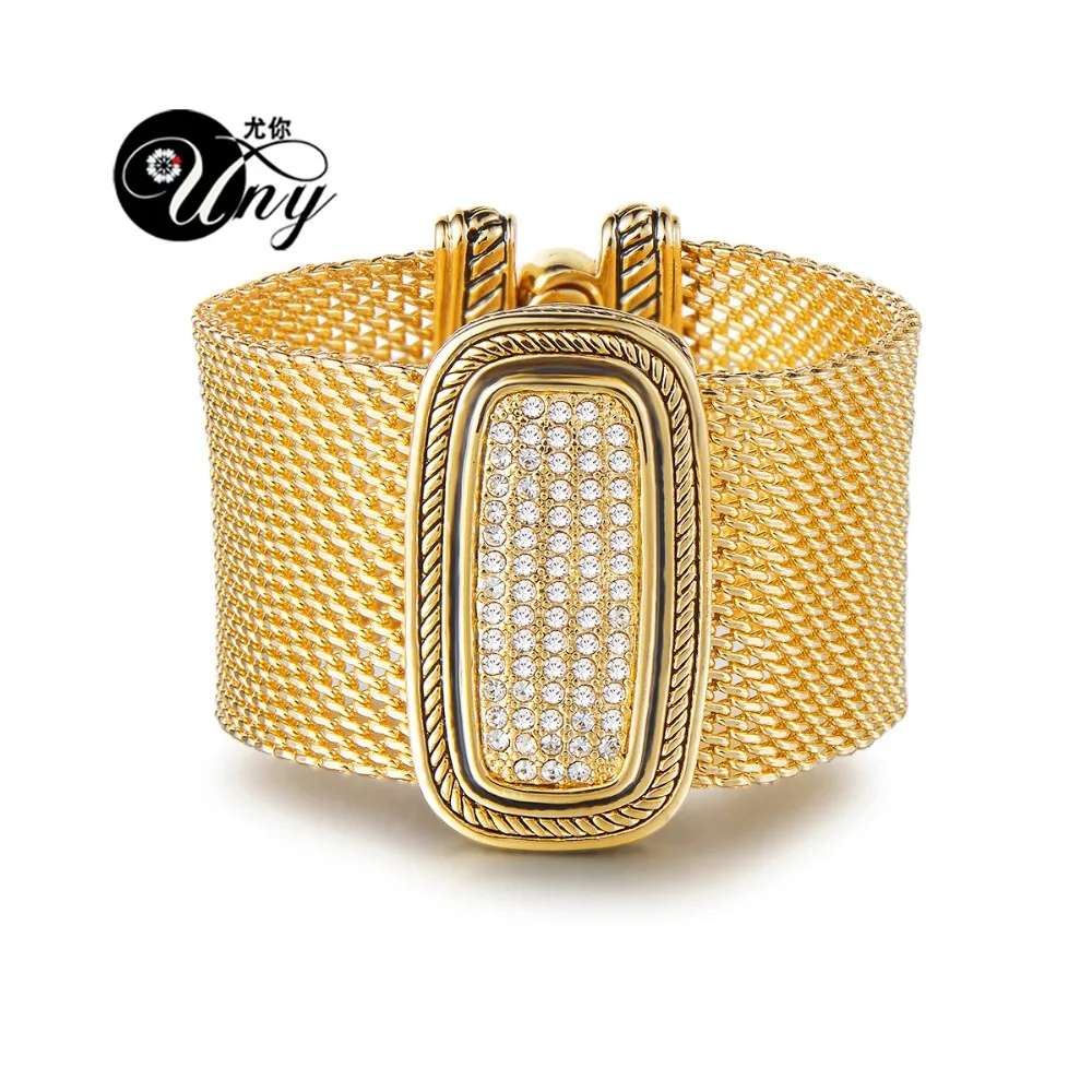 2. uny Ретро проложить кристаллы Браслеты дизайнер браслет вдохновил Личность