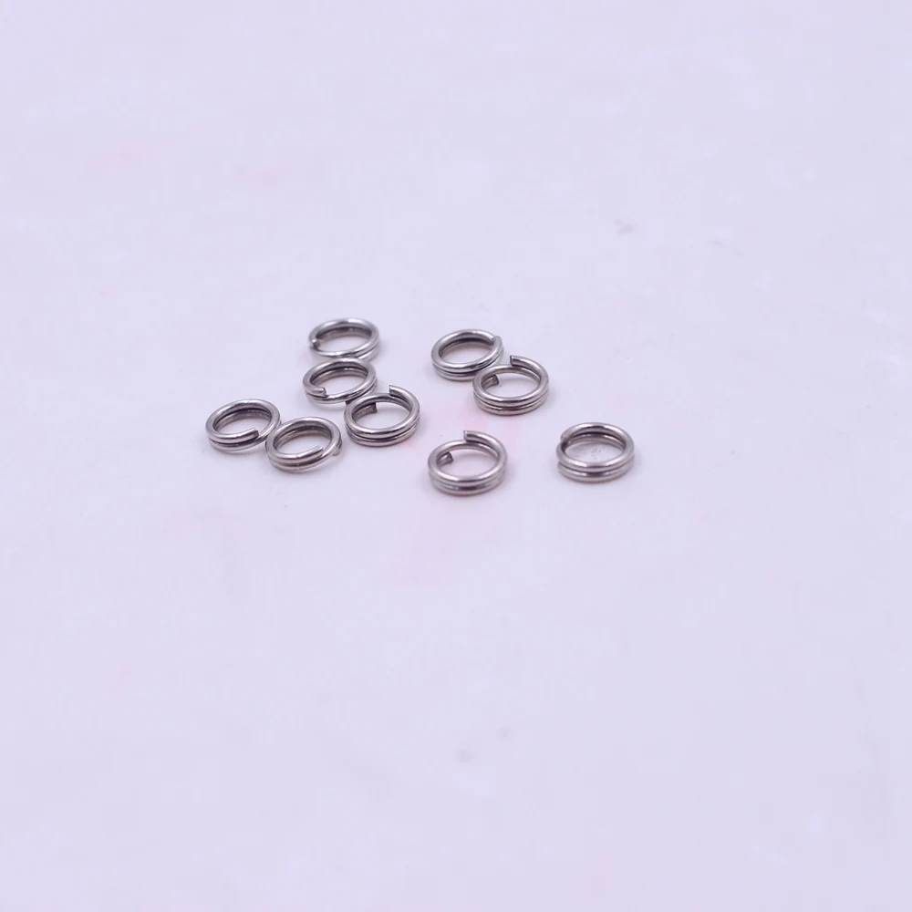 20pcs 1.0 * 6 / 1.2 12MM Stainless Steel Double Circle Road Bait Iron Plate Lead Fish With Connecting Ring Fishing Gear | Спорт и