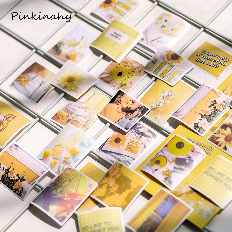 Стильная наклейка INS в виде розовых воспоминаний для фотографий винтажная