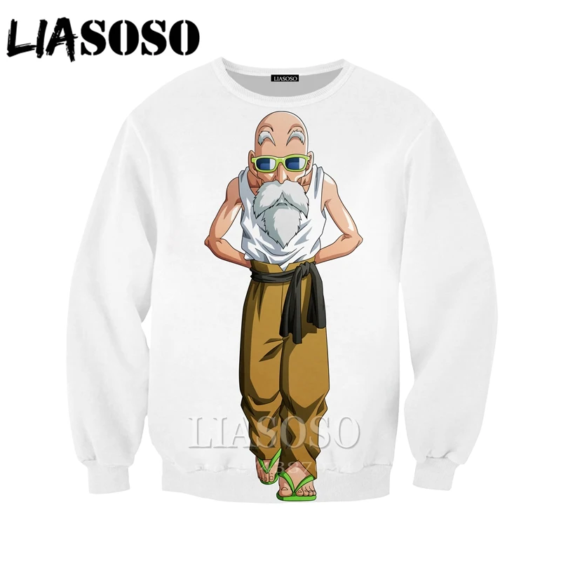12 3D мужские толстовки с принтом Для женщин DRAGON BALL Z Аниме мастер свитшот с Роши модная Harajuku толстовки уличная одежда с длинным рукавом E74 - Цвет: 12