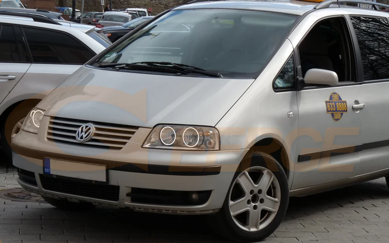 Для Volkswagen VW SHARAN 2000-2010 галогенная фара отличное Ультра яркое освещение smd комплект светодиодов «глаза ангела» DRL