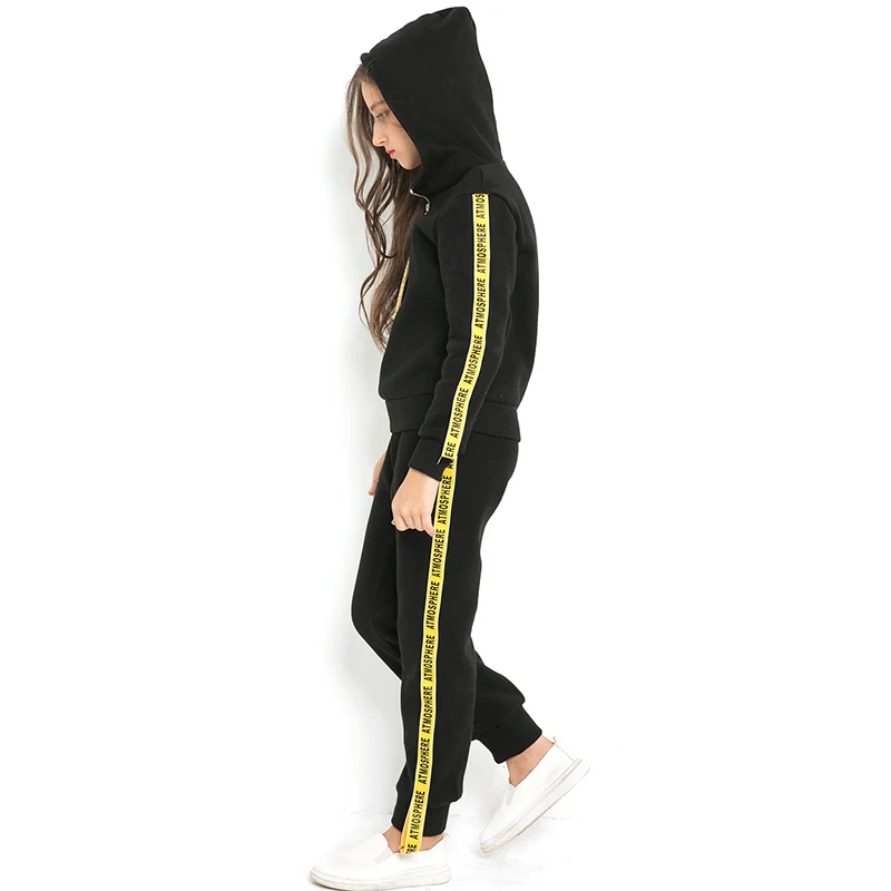 Новинка 2018 детский осенний костюм свитер с капюшоном комплект из двух предметов