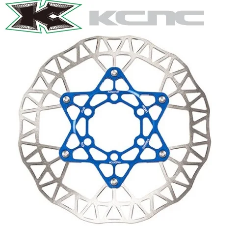 KCNC касдитор дисковый тормоз ротор плавающий 160 мм Дорожный велосипед MTB SUS 420 супер светильник 95 г Тайвань сделанный синий цвет ротор