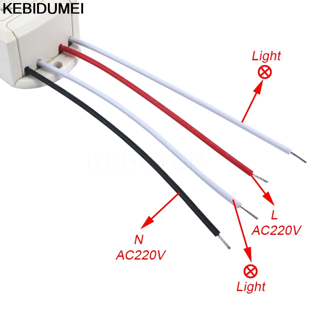 Инфракрасный модуль 220 В переключатель датчик тела световой умные лампы