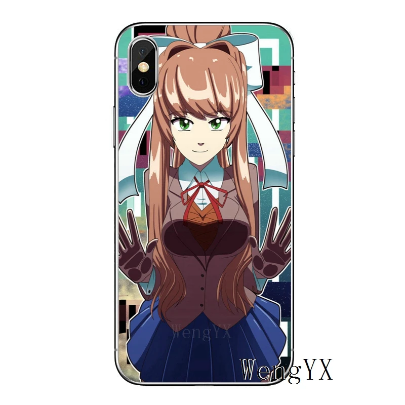 Doki Literature Club Аниме для Xiaomi Redmi S2 5 plus 6A 4A 4x Note 3 4 5 5A 6 Pro Pocophone F1 TPU мягкий чехол для телефона чехол - Цвет: Literature-Club-A-10