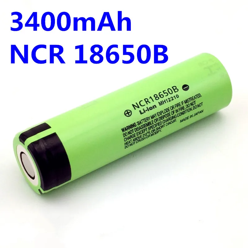 100% новый Оригинальный NCR18650B 3 7 v 3400mah 18650 литиевая батарея аккумуляторная для Panasonic
