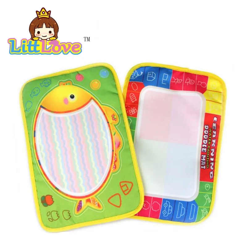 2017 детские игрушки для рисования 29*19 см 4 цвета коврик водой детская доска детский