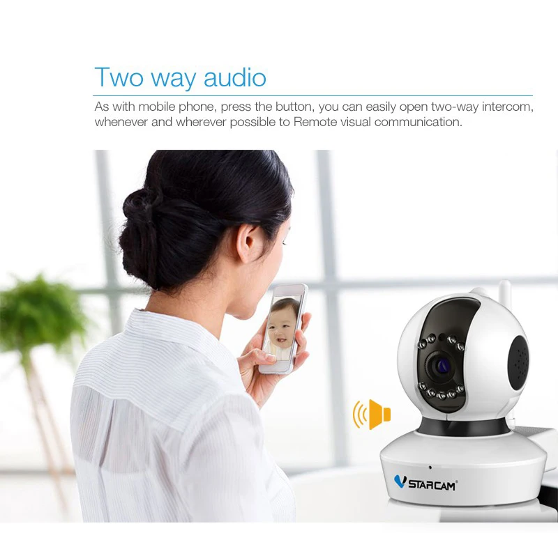 Vstarcam C7823WIP 720P Wifi ip-камера с 1,0 мегапиксельной P2P Беспроводной ip-камера 720P Мини Крытая ip-камера