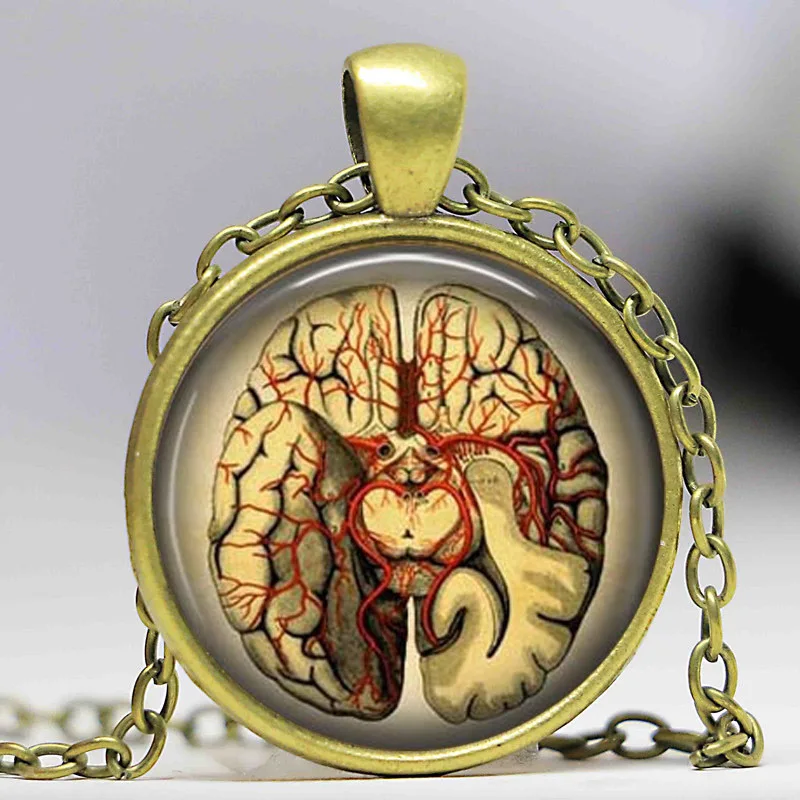 Бесплатная доставка ювелирные изделия в стиле стимпанк ожерелье с анатомическим