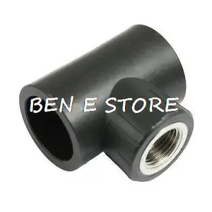 Pipe Fitting PT 32mm x1/2" Slip 3 Ways HDPE Tee Connector