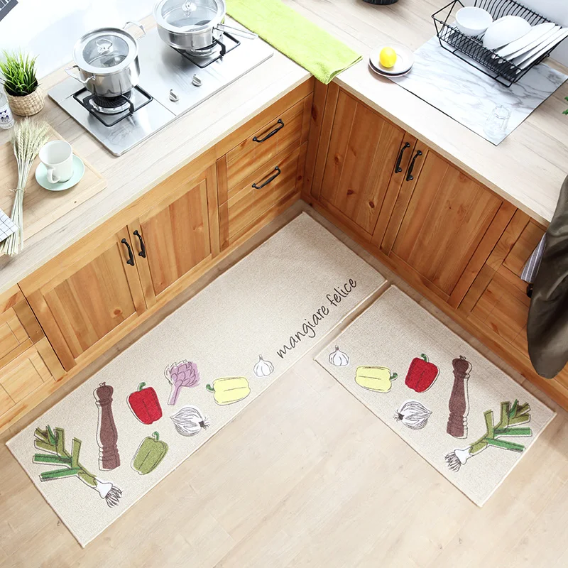 50x80 см + 50x160 длинные кухонные коврики нескользящий всасывающий кухонный коврик из