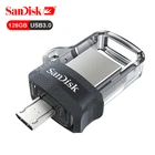 SanDisk OTG USB флеш-накопитель, 16 ГБ 32 ГБ 64 Гб 128 ГБ, USB 3,0 150