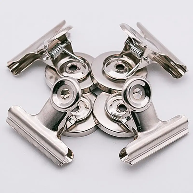 

10 Pack Magnetic Clips Refrigerator Magnet Clips Magnet Hook Clips For Photo Display, Holding Documents, Memo Note Clip