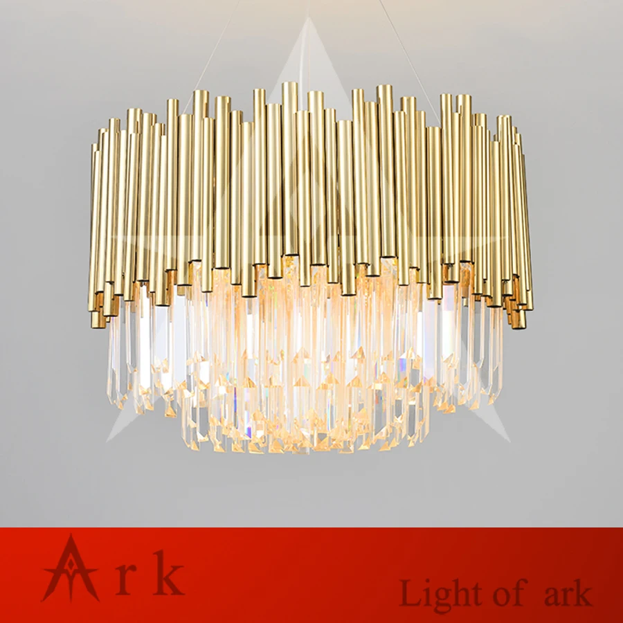 Круглые Подвесные светодиодные светильники в стиле пост модерн роскошные