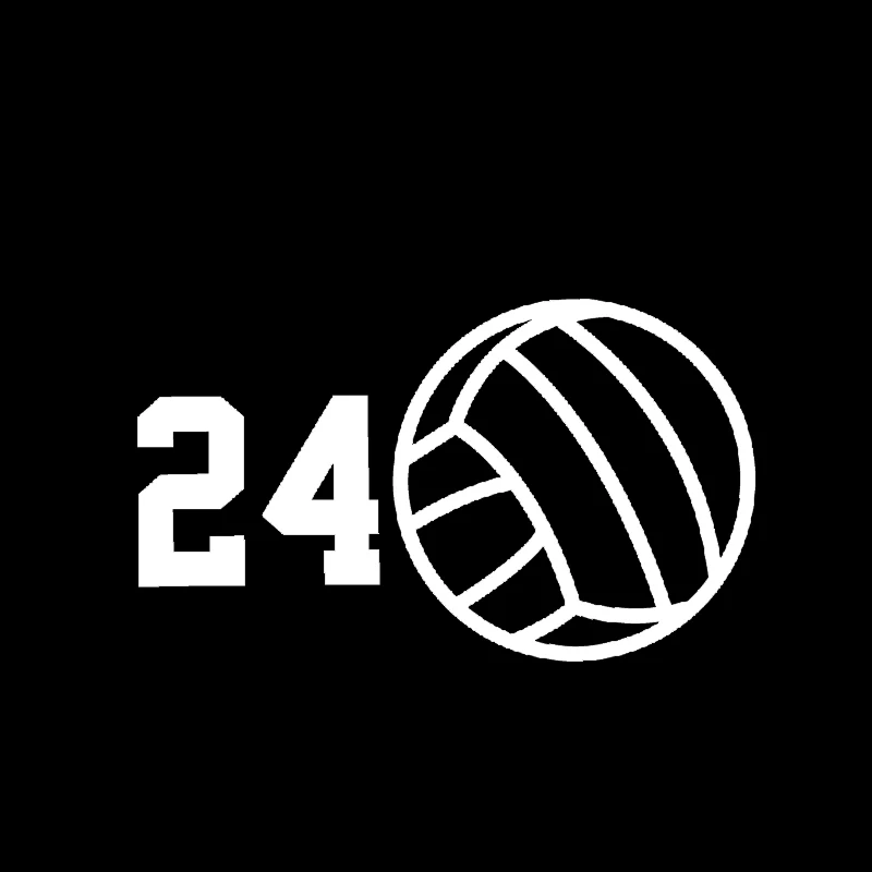 QYPF 13.1*7.7CM Interesting Volleyball Player Decor Car Modelling Sticker Vinyl High Quality Silhouette Black/Silver C16-1410 | Автомобили