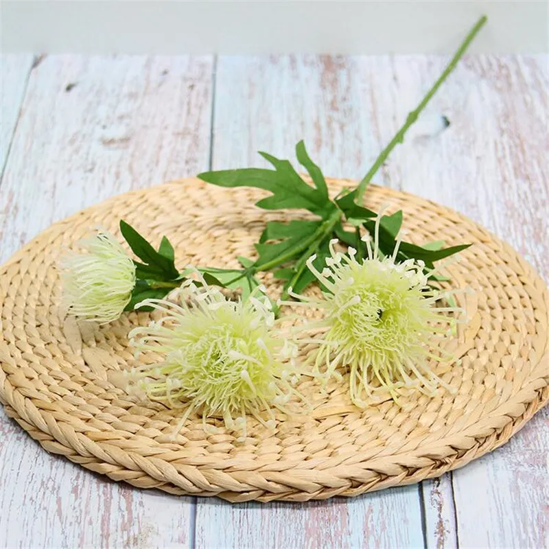 10 шт. искусственный цветок 20 08 &quotДлина Моделирование пластик Leucospermum Spp для дома