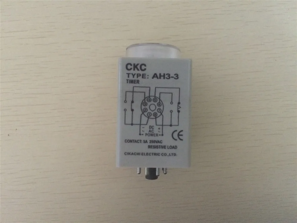 1 Set AH3-3 Power On Delay Time Relay 8 Pin 30s 60s 3min Timer + PF083A Socket Base 12VDC 24VDC 110VAC 220VAC | Обустройство дома