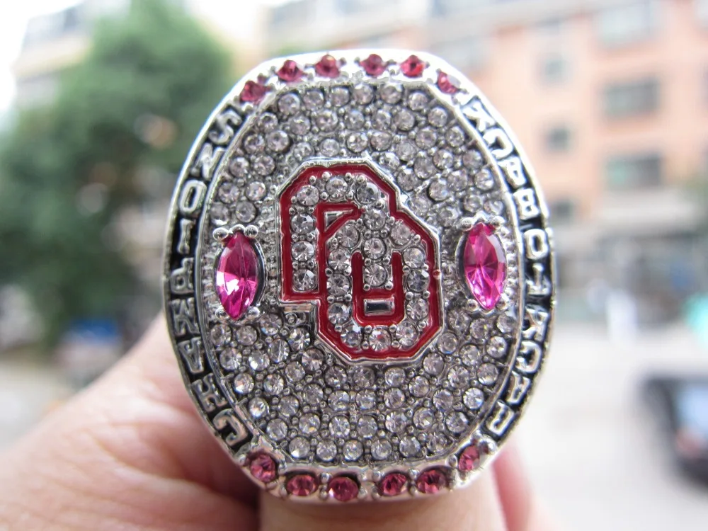 2017 новые 2016 Оклахомы sooners большой 12 Чемпионат кольцо впритык вентилятор подарок