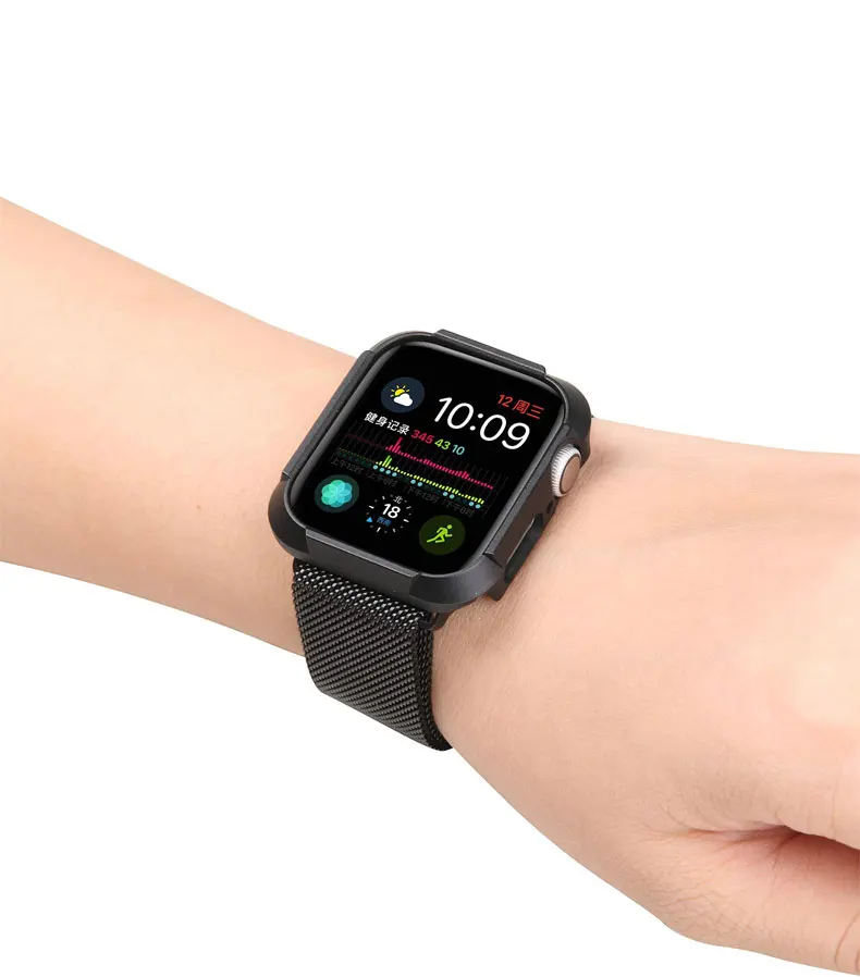 Защитный чехол для Apple Watch 4 44 мм 40 мм iwatch 4 крышка Анти-защита от падения PC Защитная оболочка