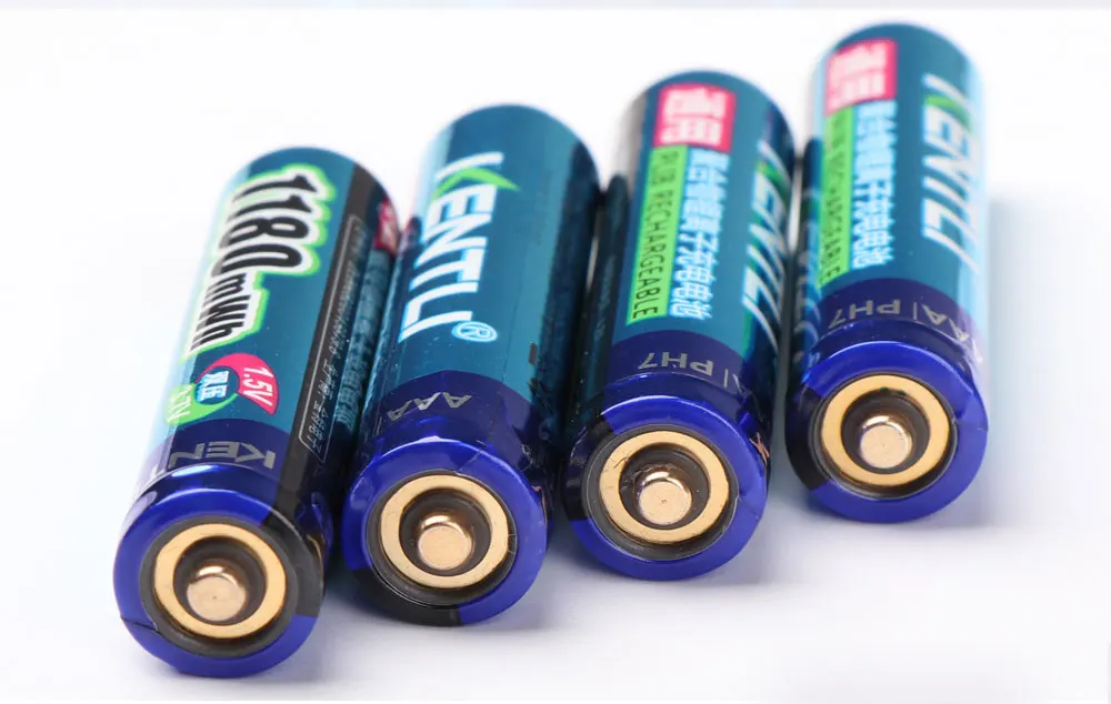 KENTLI 1,5 v 1180mWh aaa полимерная литий-ионная аккумуляторная батарея+ 4 слота литий-ионная зарядка