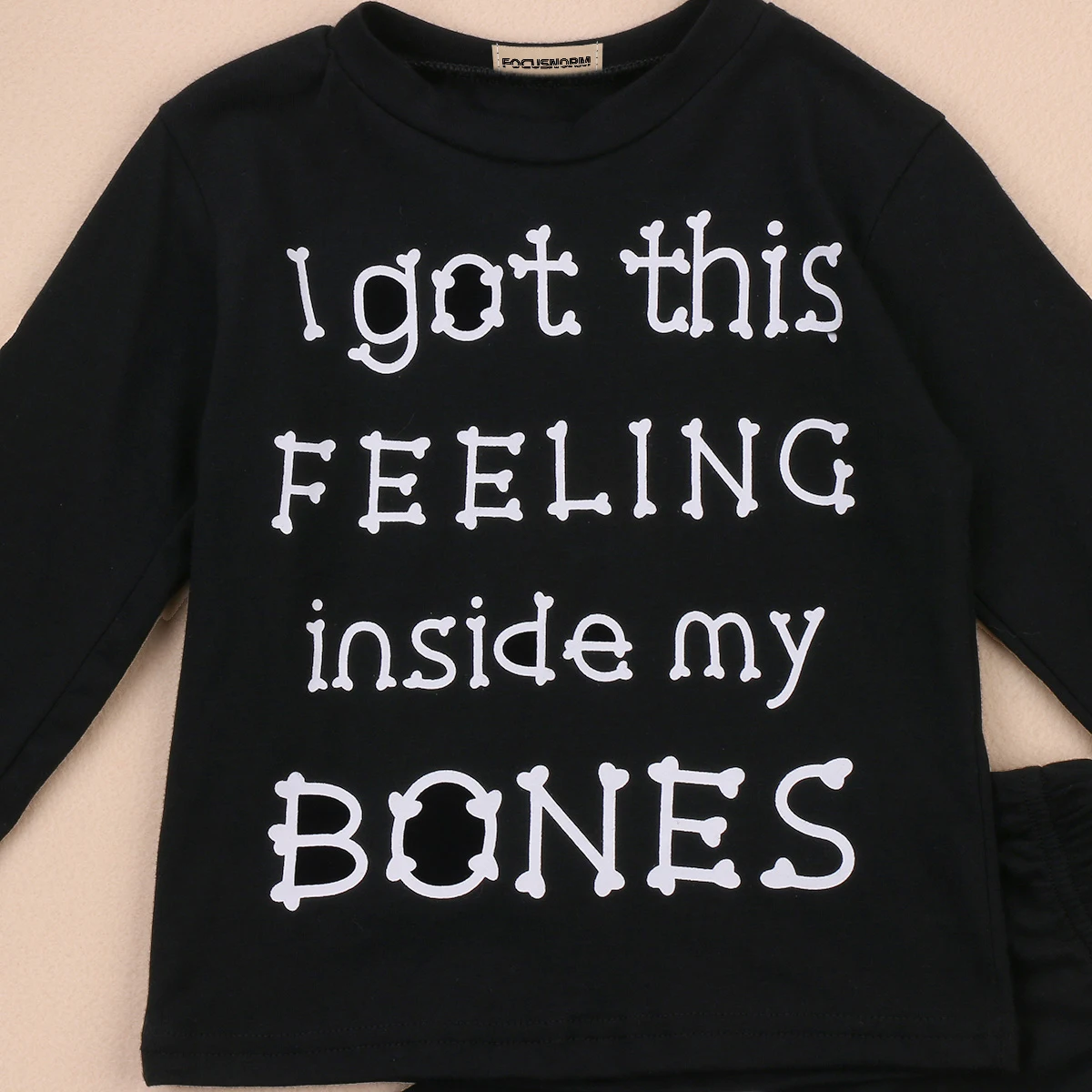 Комплект из 2 предметов: футболка на Хэллоуин + длинные штаны Осенний теплый